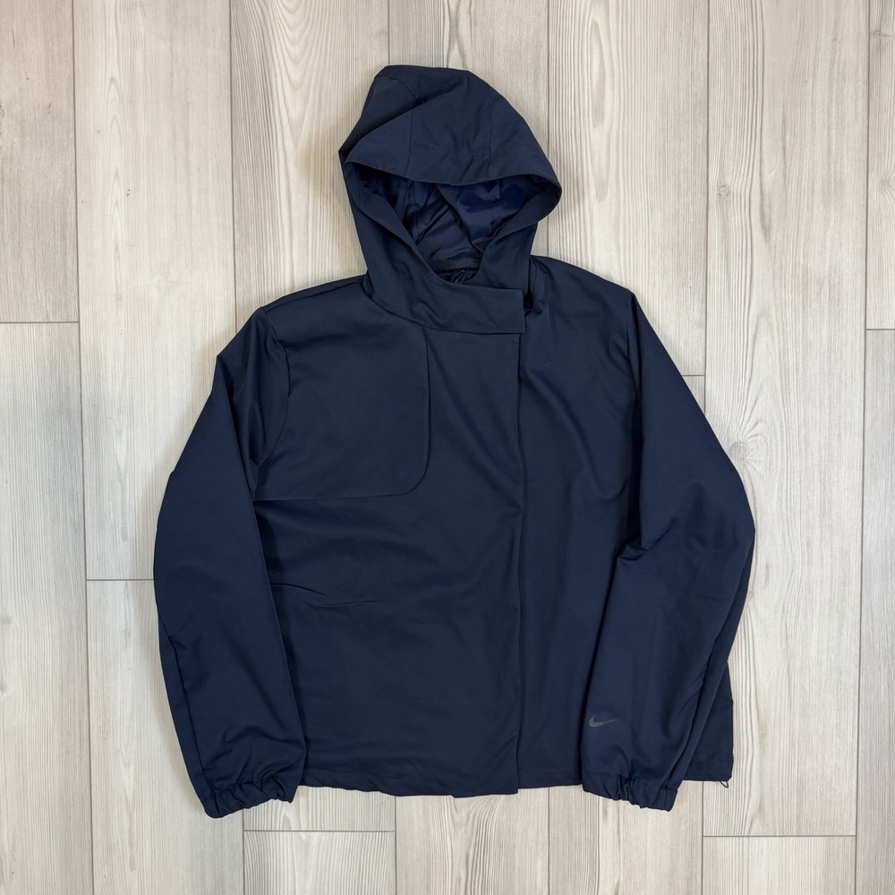 Nike Repel Golf Hooded Rain Jacket Womens 2XL‎ Navy Blue DH2089-451